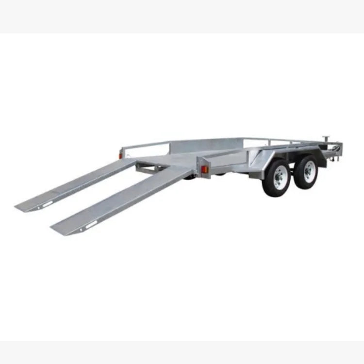 Light Weight Farm Car Trailer Hauler 2m Tow Bar 5000kg Payload