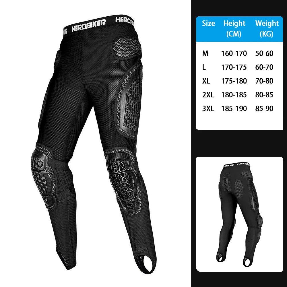 Motorcycle Armor Jacket Protective Pants Ventilated Abrasion-Resistant Jacket With Crash Guards Motocross Riding Gear For E-Bike
