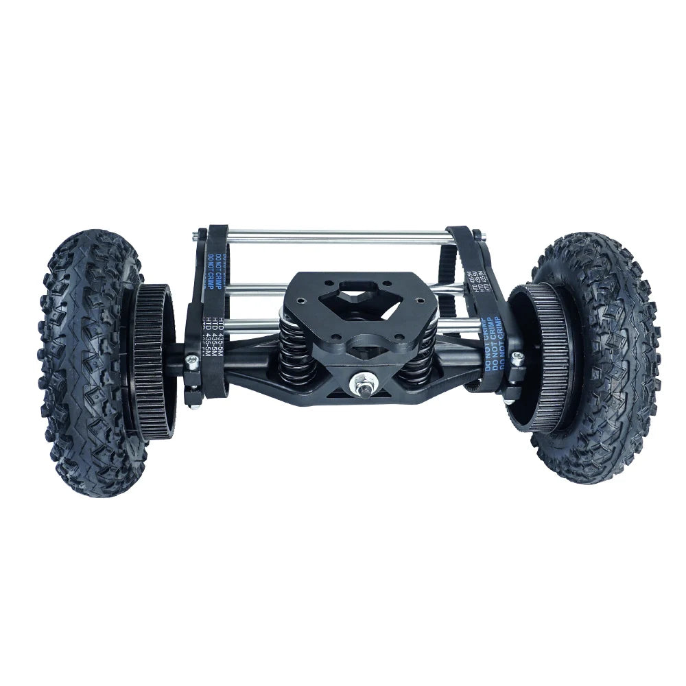 Skateboard Wheels with trucks 16.5"truck With 8'' Pneumatic All Terrain Mountain Wheels and two belt for DIY off road board/ESK8