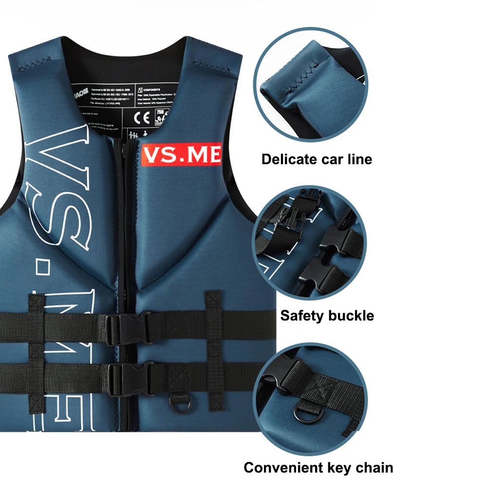 Super Buoyancy Life Vest Kayak KiteSurf Jet Motorboats Raft Rescue Swimming Drifting Boat Wakeboard Fishing Life Jackets