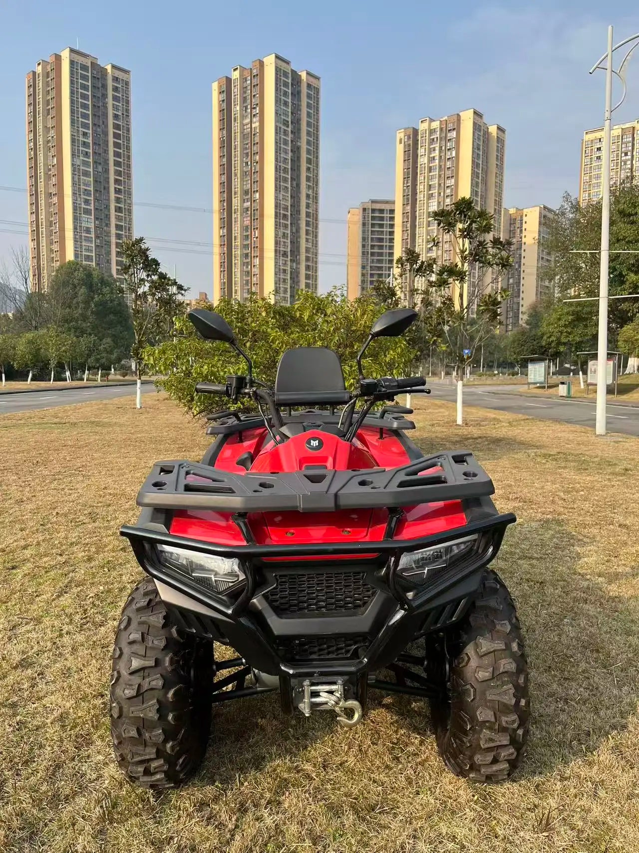ForJIALING 300cc 4 Stroke Automatic Sport Utility ATV For Adults All-Terrain Quad Bike Outdoor Adventure Hunting Farm Trail Ridi