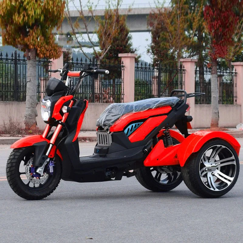 Factory Customized 1000w 1500w 3 Wheel Adult Electric Engine Tricycle Scooter Motorcycle