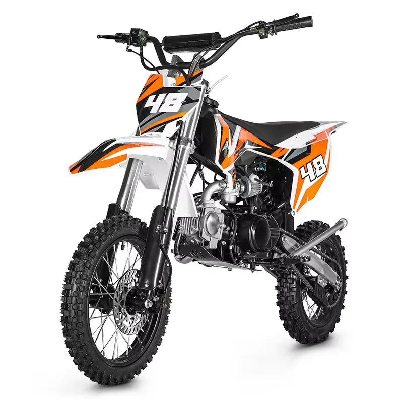 125cc Two-Wheel Dirt Bike Adult Off-Road Motorcycle Four Stroke Cross