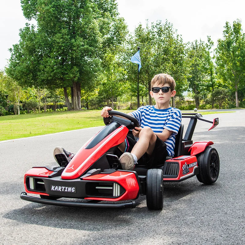 High Speed 24v 36v Children Adult Electric Go Kart Four-wheel Electric Drift Kart Racing Car Bumper Car