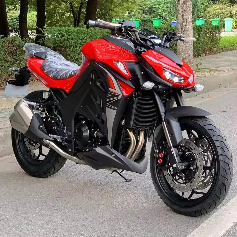 400cc Gas-powered 2-cylinder 6-speed 150km/h Dual-disc Brake Water-cooled Racing Motorcycle