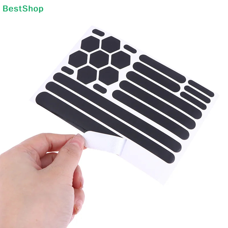 ✍Reflective Helmet Stickers 1sheet- Multi-Shape Safety Reflective Decals for Helmets, Bikes & Outdoor Gear