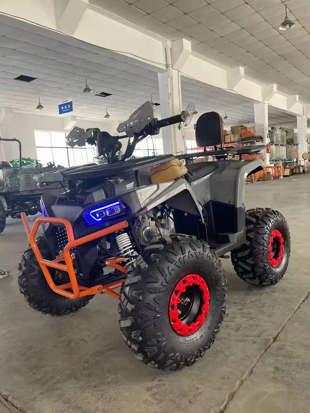 For125CC ATV Automatic 4 Stroke  Quad Bike Off-Road All Terrain Dirt Jungle Buggy For Adults