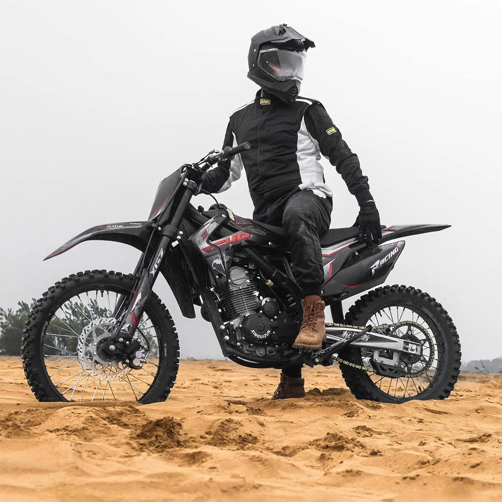 Dual Sport Motorcycle Helmet with Pinlock Sun Visor for ATV Dirt Bike Off Road Adventure Matte Black Large