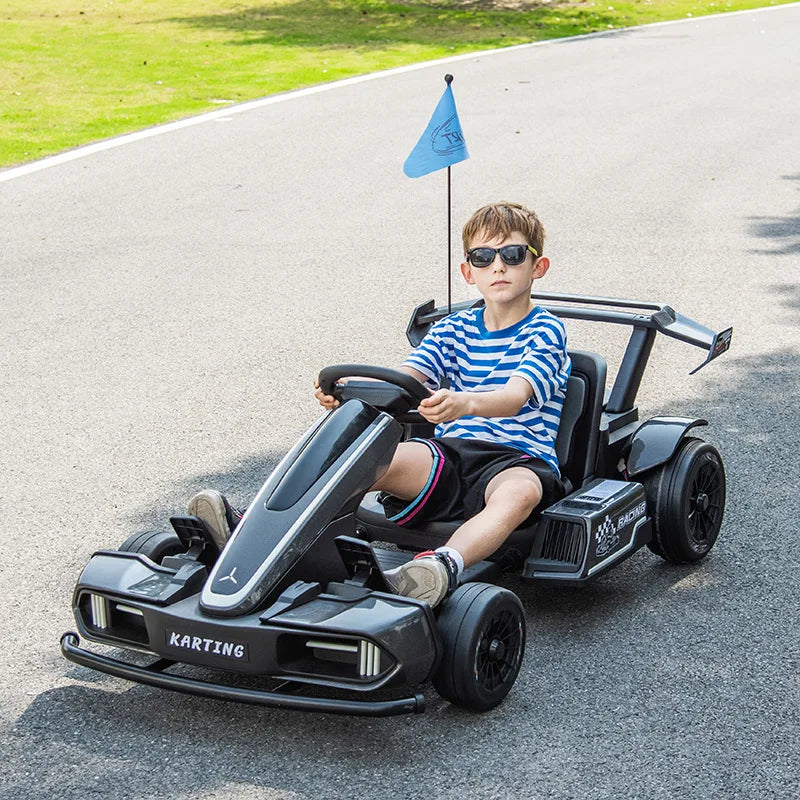 High Speed 24v 36v Children Adult Electric Go Kart Four-wheel Electric Drift Kart Racing Car Bumper Car
