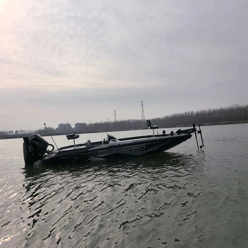 New FURREO 17FT Aluminum Bass Boat for Fishing & Sports Petrol Engine 90-110km/h Speed