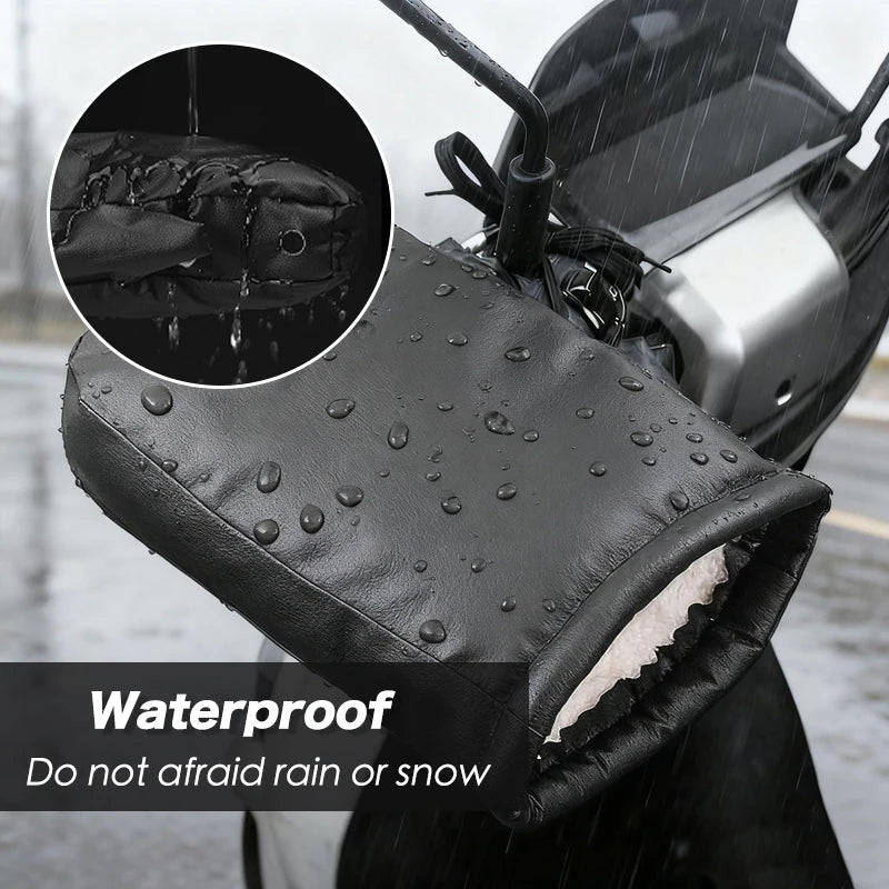 Motorcycle Handlebar Muffs Windproof Winter Mitts Warmer Gloves Waterproof Handmuffs Bicycle Handle Cover Hand Warm Motor Bike