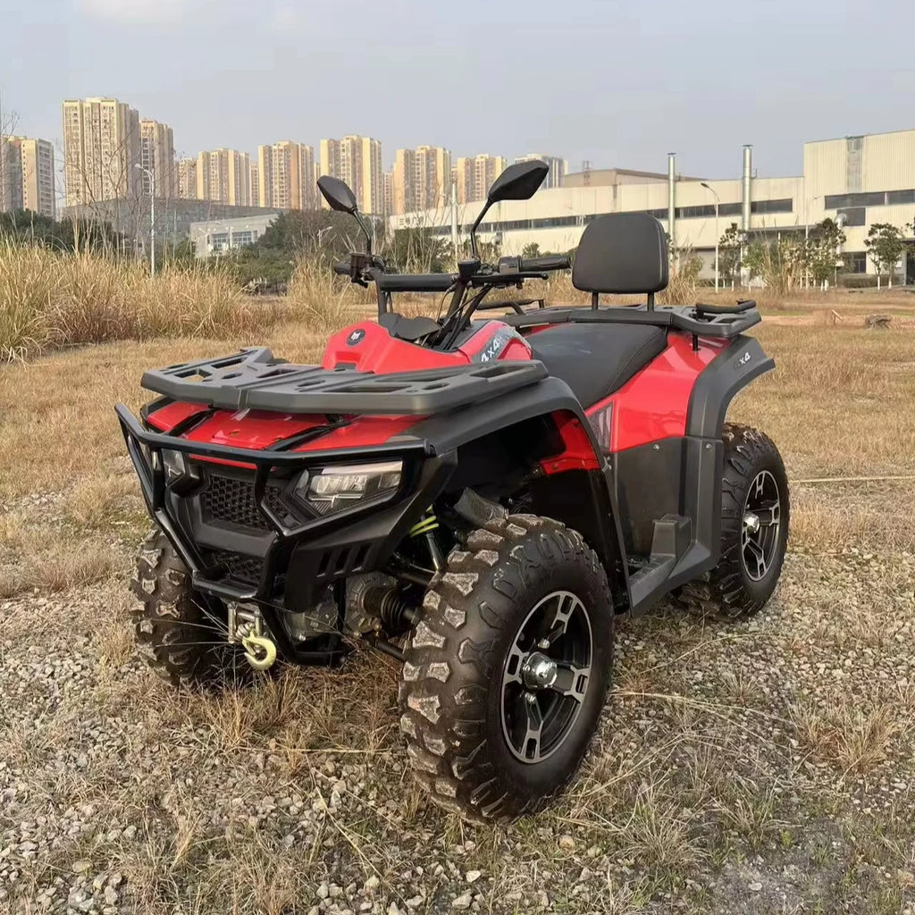 ForJIALING 300cc 4 Stroke Automatic Sport Utility ATV For Adults All-Terrain Quad Bike Outdoor Adventure Hunting Farm Trail Ridi