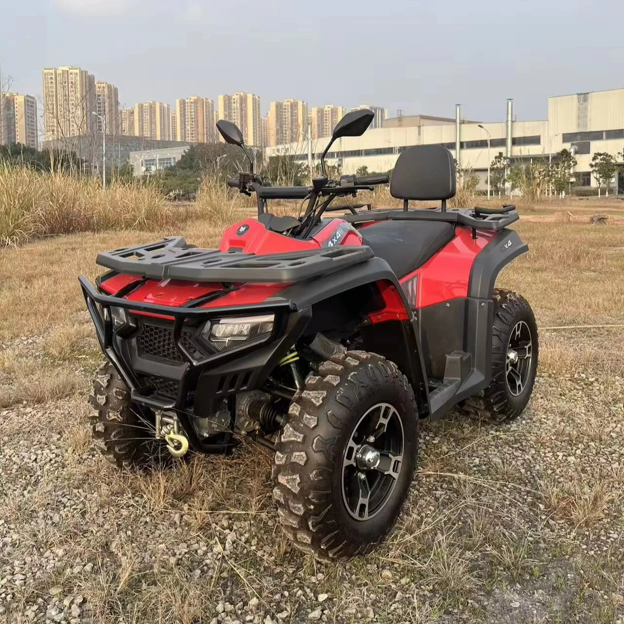 ForJIALING 300cc 4 Stroke Automatic Sport Utility ATV For Adults All-Terrain Quad Bike Outdoor Adventure Hunting Farm Trail Ridi
