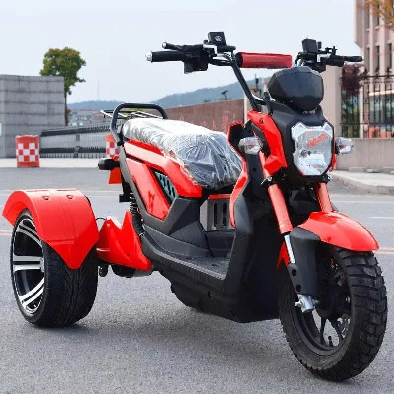 Factory Customized 1000w 1500w 3 Wheel Adult Electric Engine Tricycle Scooter Motorcycle