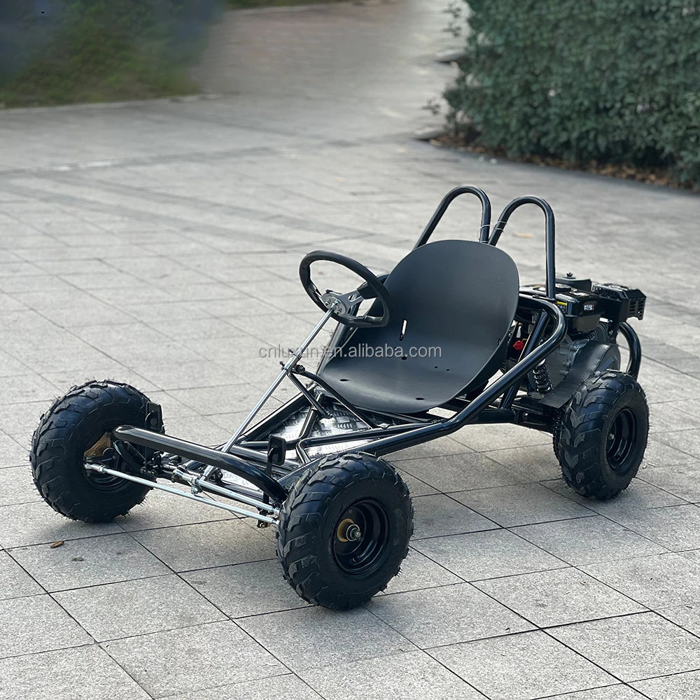 Wholesale Price Sale Single Seat Go Kart 212cc 4 Stroke Chain Drive Wind Cooler Gas Powered Go Kart Cars for Kids